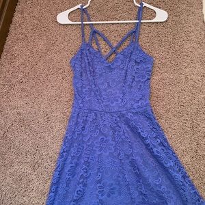 BCX Lace Purple Dress Size Small